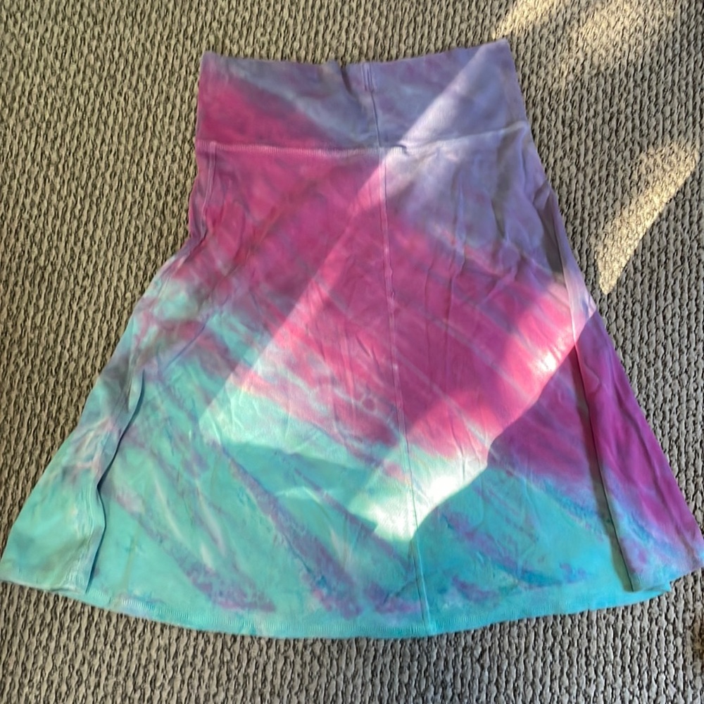Hardtail tie dye girls knee length skirt